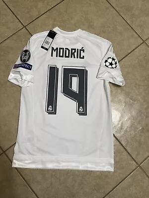 Real Madrid Luka Modric Croatia Small Climacool Adidas CL  Shirt Adidas Jersey • $259