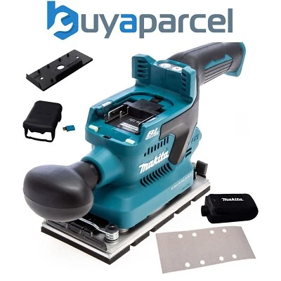 Makita DBO381ZU Cordless Finishing Sander - 18V LXT Brushless Tool (Battery Not Included)