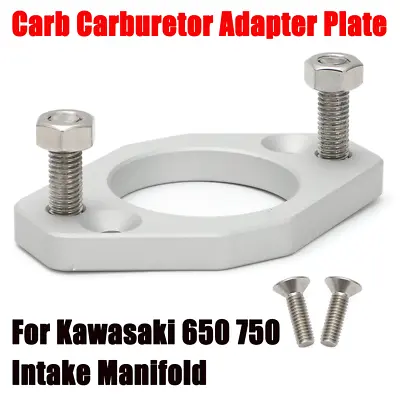 For Kawasaki KEIHIN Intake Manifold TO MIKUNI 44 46 Carburetor Adapter Plate Kit • $29.99