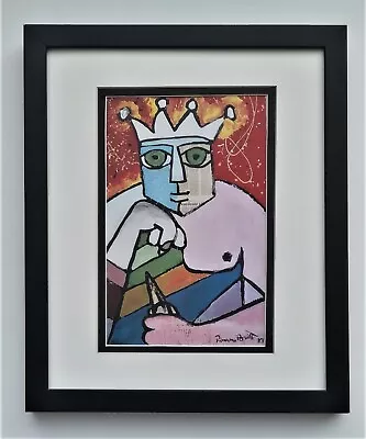 Romero Britto Royal Pop Art Print Signed Framed • $58.97