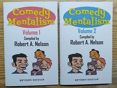 Book Lot: Comedy Mentalism Volumes 1 And 2 By Robert A. Nelson • $21.95