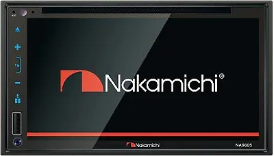 Nakamichi NA6605 Double-Din 6.8  CD/DVD Bluetooth Receiver - Black • $135.35