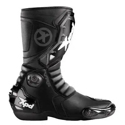 Xpd Vr6 Performance Sports Touring Motorcycle Boots Black Size 36 Us 4 Uk 3.5 22 • $239.95