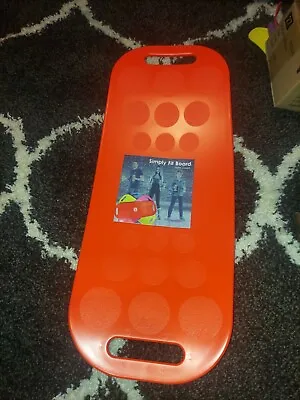 Simply Fit Board The Workout Balance Board Exercise Workout Orange As Seen On TV • $15