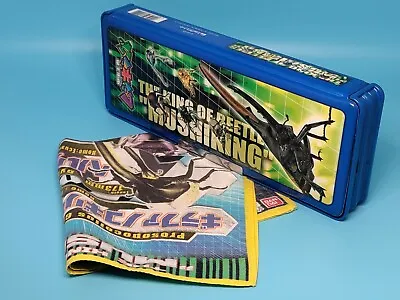 SEGA Bandai MushiKing The King Of Beetles Pencil Case Box W/ Handkerchief • $58