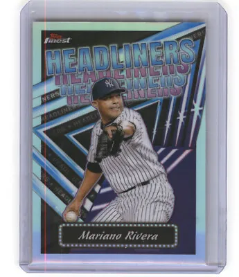 2023 Topps Finest   Mariano Rivera Headliners Refractor  New York Yankees • $1.88