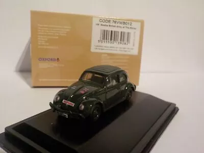 VW Beetle - British Army Of The Rhine - 1/76 Oxford Diecast Models Cars 76VWB0 • £9.65