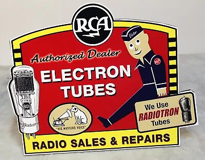 RCA Victor Radio Stand Up Display Nipper Dog Camden NJ Radiotron Tubes • $24.99