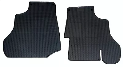 Rubber Floor Mat Left & Right Black Heavy Duty Fits Volkswagen Vanagon 1980-1991 • $134.99