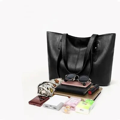 £14.99 • Buy Women's Large Travel Shopping Bag Purse Handbag Ladies Tote Shoulder Leather 
