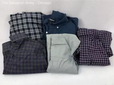 Lot Of 5 Assorted Dress Shirts - Size Men's Medium • $9.99