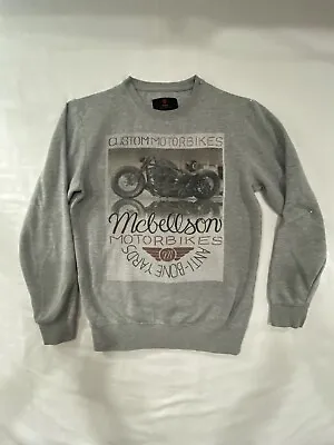 Fleece Collection Triumph Motorcycle Sweatshirt Pullover Heather Gray Men Size S • $14.90