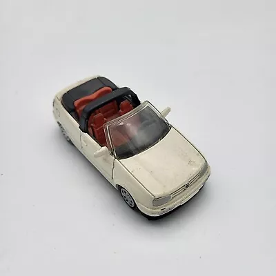 NewRay White 1993 VW Golf Cabriolet Diecast 1/43 Model Convertible W/ Red Seats • $12.99