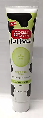 NEW Udderly Smooth Just Picked Soothing Cream Aloe Cucumber 4 Oz • $4.99