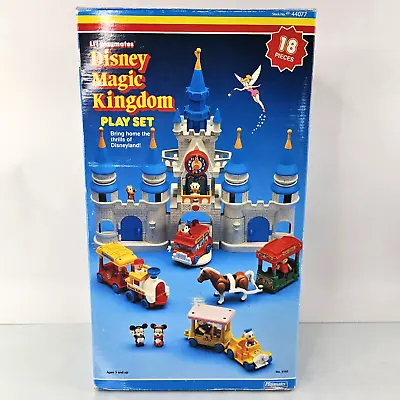 VTG Disney Magic Kingdom Play Set Castle Lil Playmates Disneyland 1987 NEW OPEN • $119.95