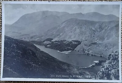 Early RPPC Buttermere From Scarf Gap Pass Lake Cockermouth Real Photo Postcard • £1.95
