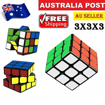 Magic Cube 3x3x3 Ultra-smooth Colorful Fast Speed Puzzle Box Fun Toy Gift Kid • $15.99