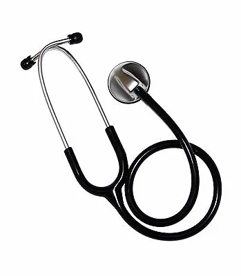 Professional Cardiology Stethoscope Black Life Limited Warranty • $20.99