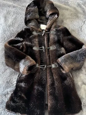 NWOT Zara Faux Fur Hooded Toggle Coat Size XS • $79