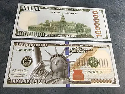 One Million Dollar Statue Of Liberty Novelty Banknote • $1.55