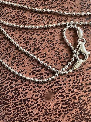 Milor Italy Sterling Silver 925  30” Chain Necklace.  S-51 • $15