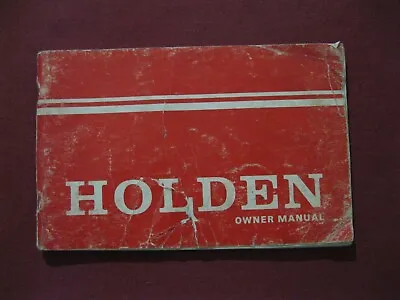 $10 • Buy Hq Holden Glovebox Owner Manual Monaro Gts Sandman