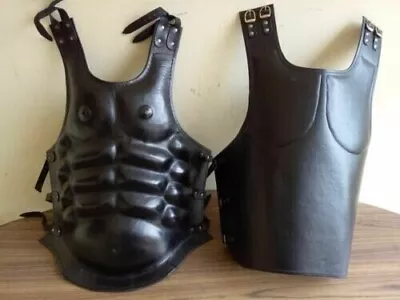 Medieval Armor Spartan Greek Roman Leather Muscle Armor Breastplate Cuirass Gift • $150.51