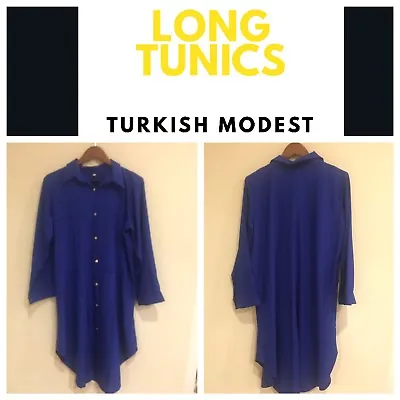 Modest Tunic Top Hijab Abaya Modest Islamic Clothing • $24.99