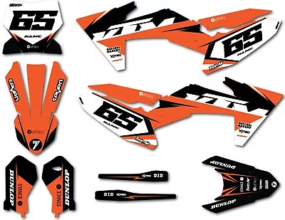 Graphics Kits KTM 65 2024 Models HOOK STYLE Sticker Kit Decals • $199.90