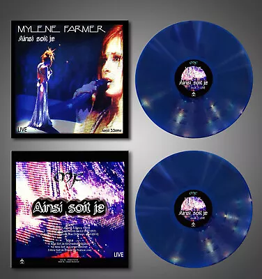 Mylène Farmer Ainsi Soit Je Live 12   Heavyweight  Vinyl Record Promotional Use • $198