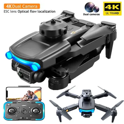 $24.99 • Buy 4K GPS Drone With HD Camera Drones WiFi FPV Foldable RC Quadcopter W/ Batteries