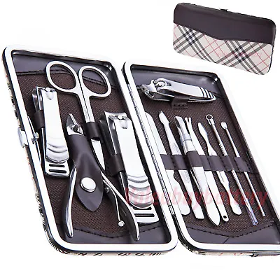 Women Men Manicure Pedicure Set Finger Toe Nail Clippers Scissors Grooming Kit • $7.99