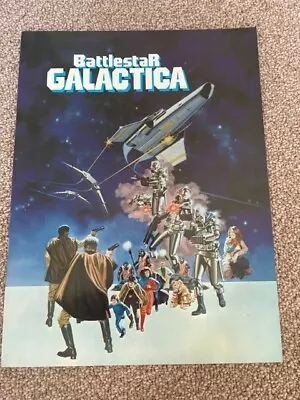 Battlestar Galactica Official Souvenir Movie Program Booklet -  Vgood • $25