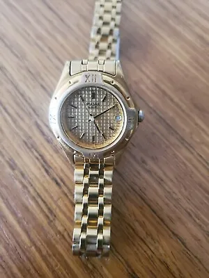 Vintage Ladies Gold Pulsar Watch Quartz Movt Japan  400237 In Working Condition  • $65