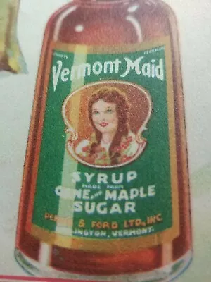 Vtg August 1934 Vermont Maid Syrup Recipe Booklet/pamphlet#197-Penick & Ford • $18.86