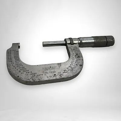 Vintage Lufkin 1642 1  To 2  Machinist Measuring Tool • $27.99