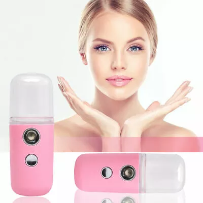 Mini USB Nano Facial Spa Steamer Pores Sprayer Skin Beauty Clean Sauna Mist Gift • £7.15