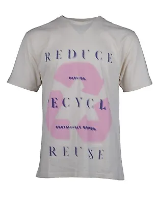 £0.95 • Buy NU-IN Men's T-Shirt Size XS Reuse Print Oversized Crew Neck
