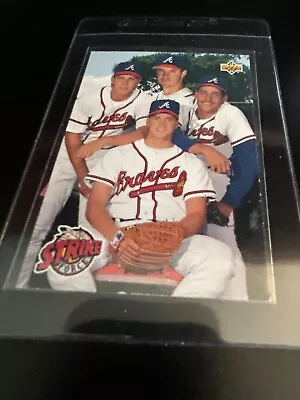 1993 Upper Deck Strike Force With Maddux Avery Smoltz And Glavine • $2.98