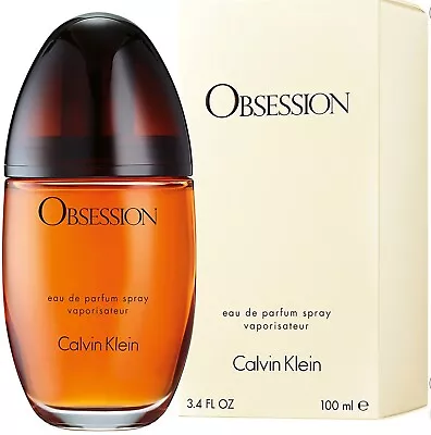 CK Calvin Klein Obsession For Women Eau De Parfum Spray 100Ml Brand New Boxed  • £26.81