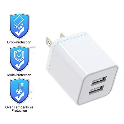 Dual USB Wall Charger Fast Charging Charge Power Adapter For Universal Phone • $4.73