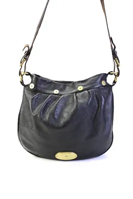Mulberry Women's Snap Closure Shoulder Handbag Black Size M • $233.99