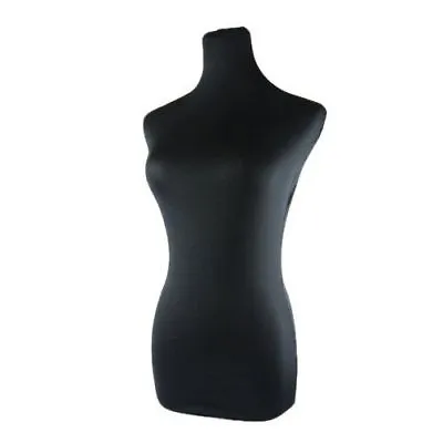 Stretchy Black Nylon CoverTo Renew Female Mannequin Torso Dress Form-Jersey#12 • $6.95