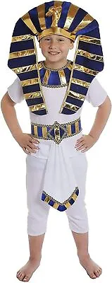 £15.99 • Buy Egyptian Boy Costume Pharaoh Prince Ancient King Historical School Fancy Dress