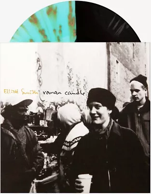 Elliott Smith Roman Candle Blue & Black Gold Splatter Vinyl LP Sealed Ltd /750 • $43.48