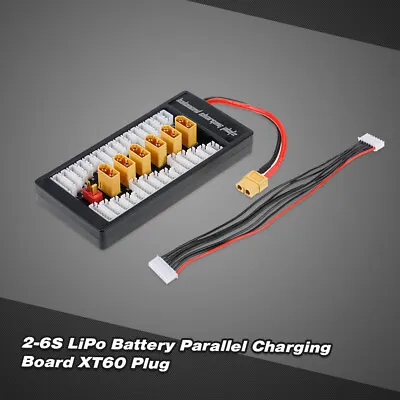 $16.37 • Buy Imax B6AC 2-6S LiPo Parallel  Adapter Board XT60 Plug Balance Plate S3V8