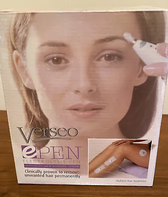 Verseo EPen Electrolysis Pen Pads Permanent Hair Removal System Set New In Box • $80