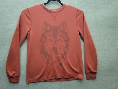 Mossimo Supply Co. T Shirt Adult M Red Long Sleeve Pullover  • $10.99