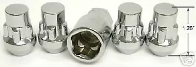 4 Pc FORD MUSTANG LOCKING LUG NUTS CUSTOM 1/2 WHEEL LOCKS Part # AP- 20405 • $12.10