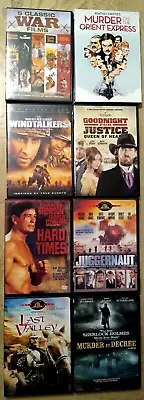 Lot Of8 Dvd Movies- -12 Movies Total-western Adventure & Action-pre Owned • $12.95